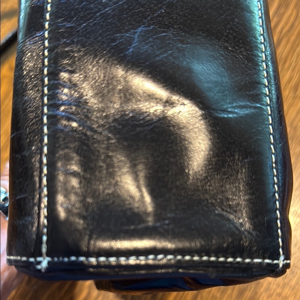 HELEN WELSH Black Leather Handbag - Picture 5 of 7